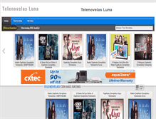 Tablet Screenshot of detelenovela.com